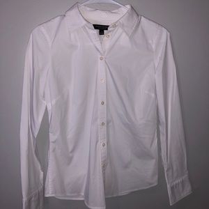 White Banana Republic button down shirt